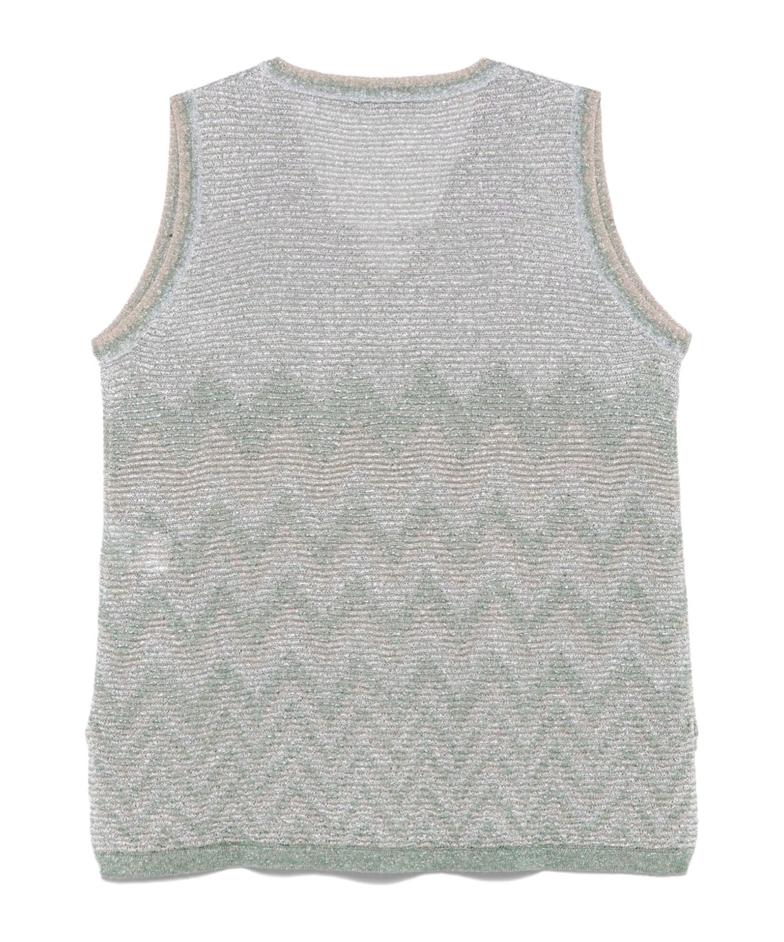 D Exterior D.exterior V-neck Sleeveless Top In Gray