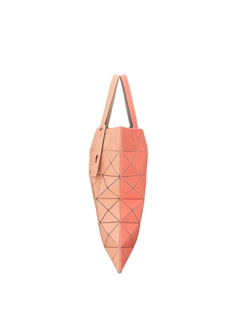 Bao Bao Issey Miyake Geometric-pattern Tote Bag In Orange