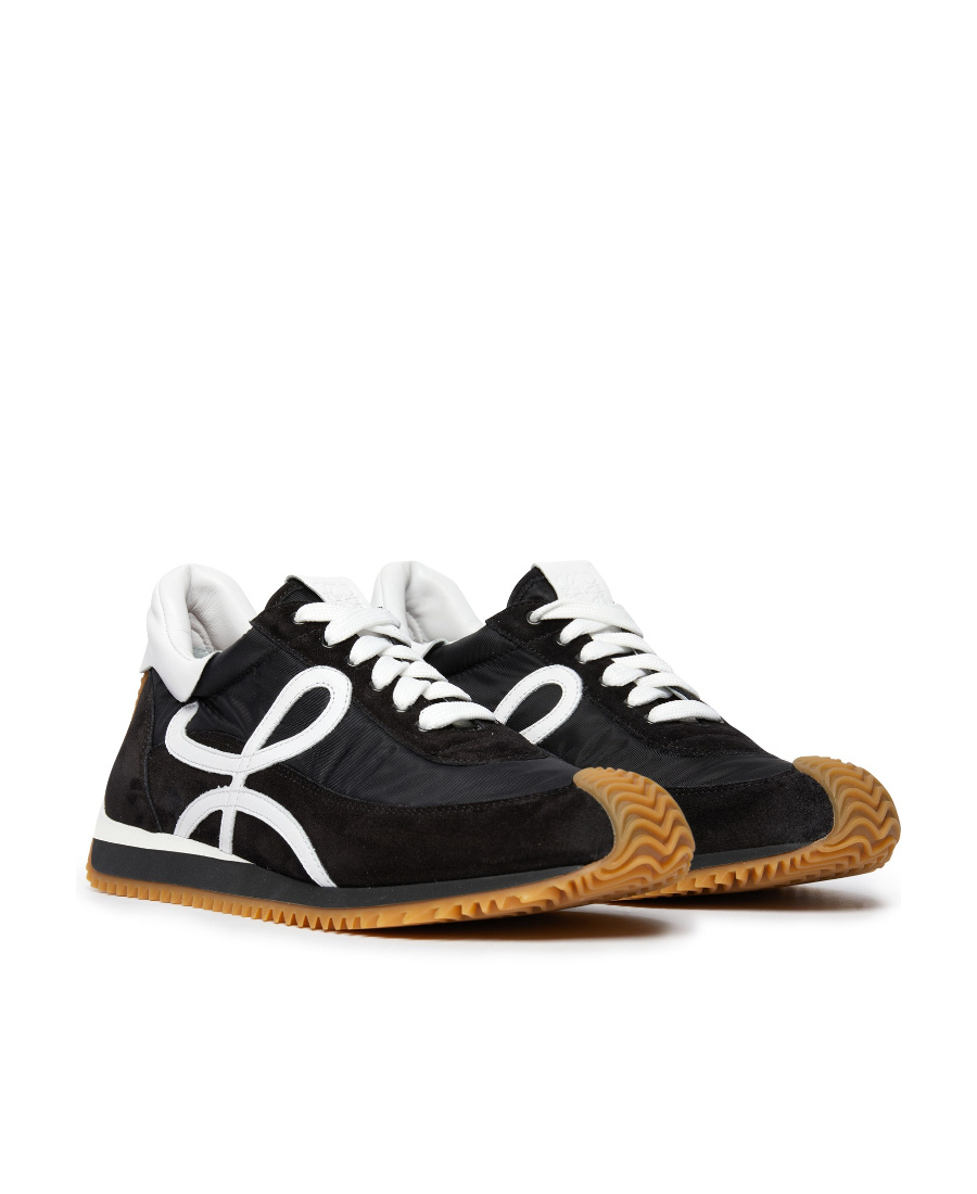 Loewe Flow Runner Low-cut Sneakers In Black