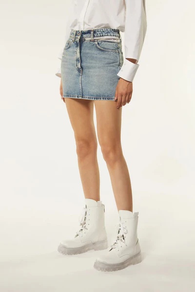 Dondup Skirt In Gray