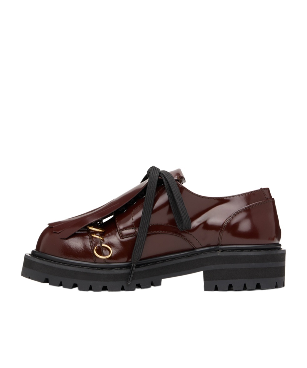 Marni Tassel-detail Leather Lace-up Shoes