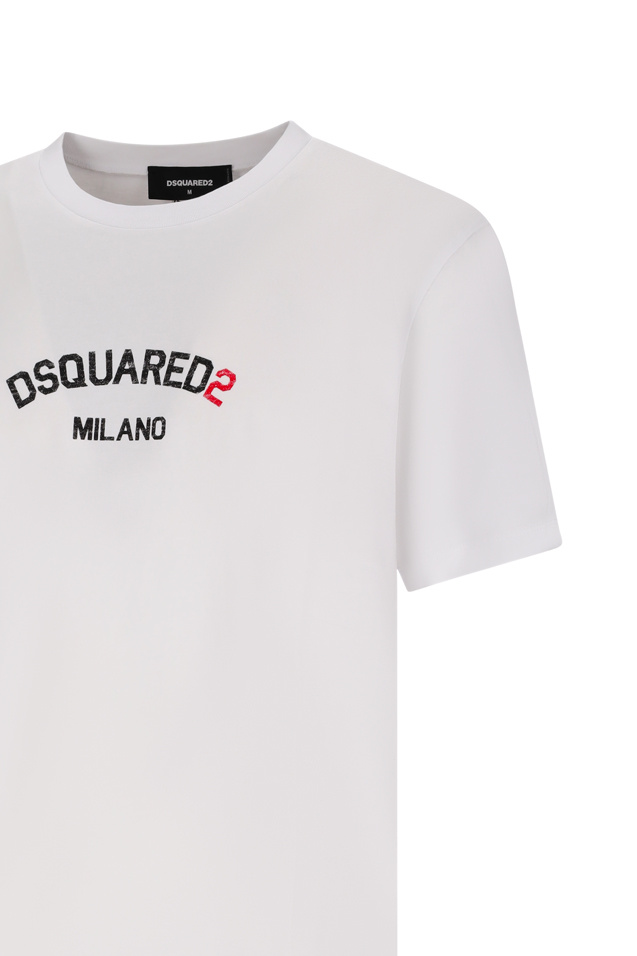Dsquared2 Short-sleeved T-shirt In White