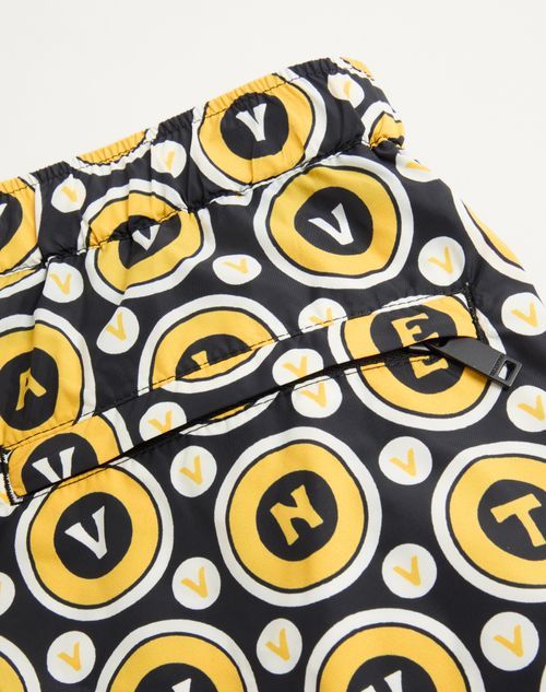 Valentino Costume Da Bagno In Nylon Con Stampa Bulles Royales