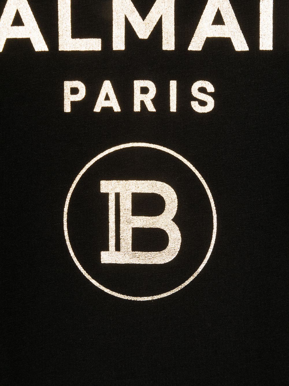 Balmain Logot-shirt In Black