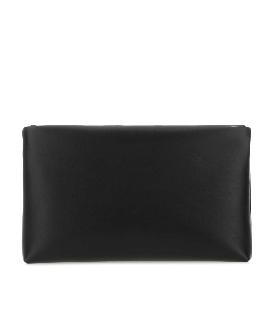 Shop Valentino One Stud Soft Clutch Bag In Black