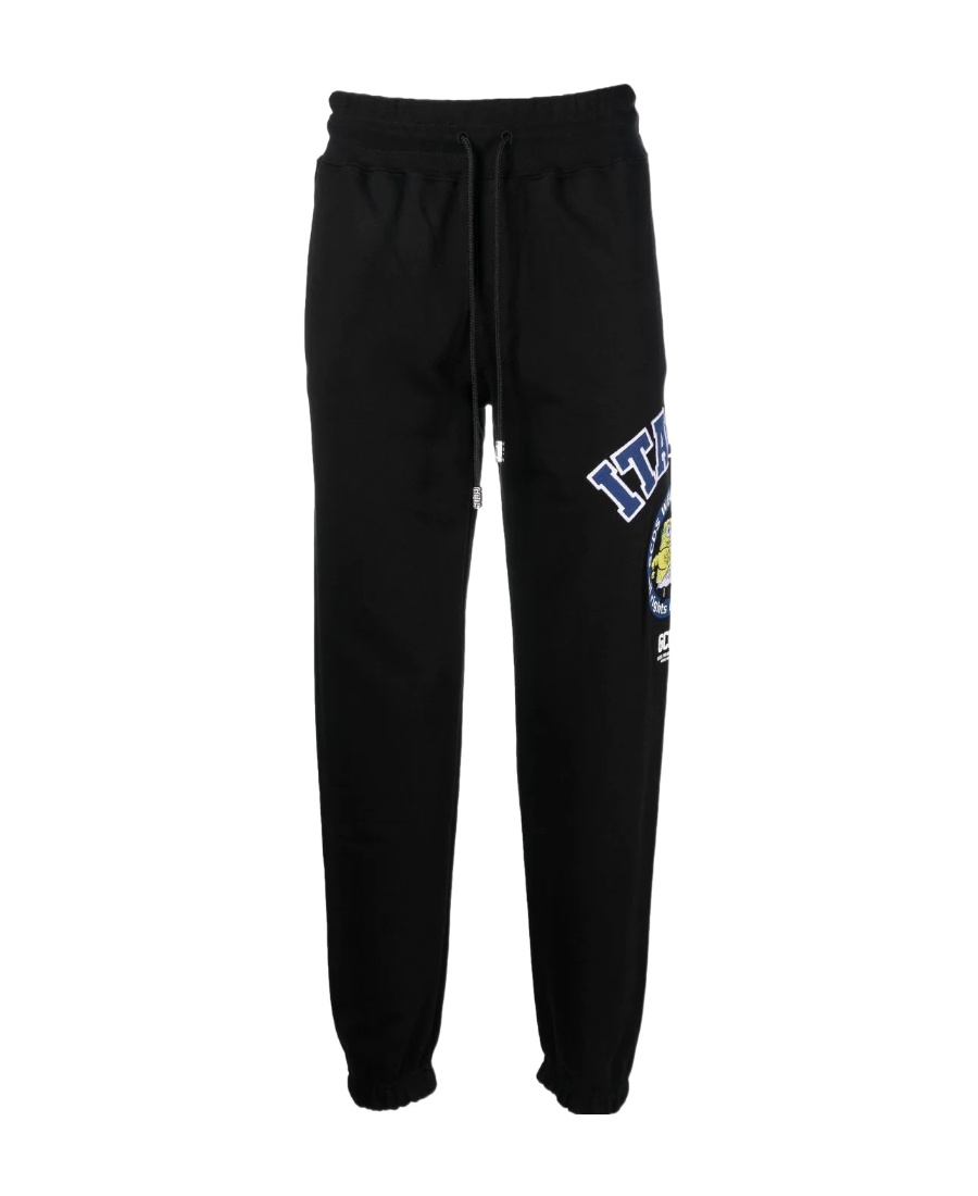 Gcds Graphic-print Sweatpants In Black