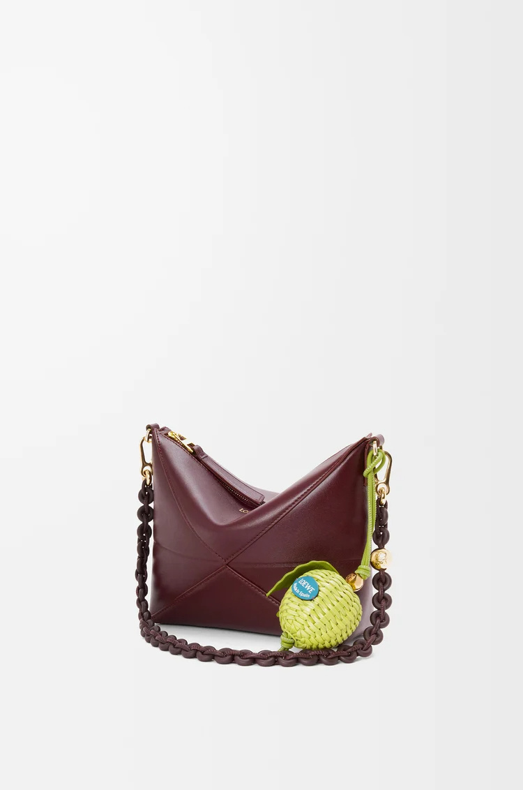 Loewe Donut Chain Strap In Brown