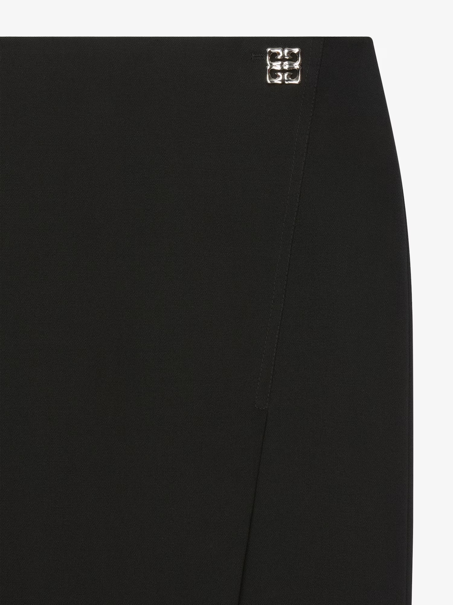 Givenchy Skirt In Wool With 4g Detail In Black
