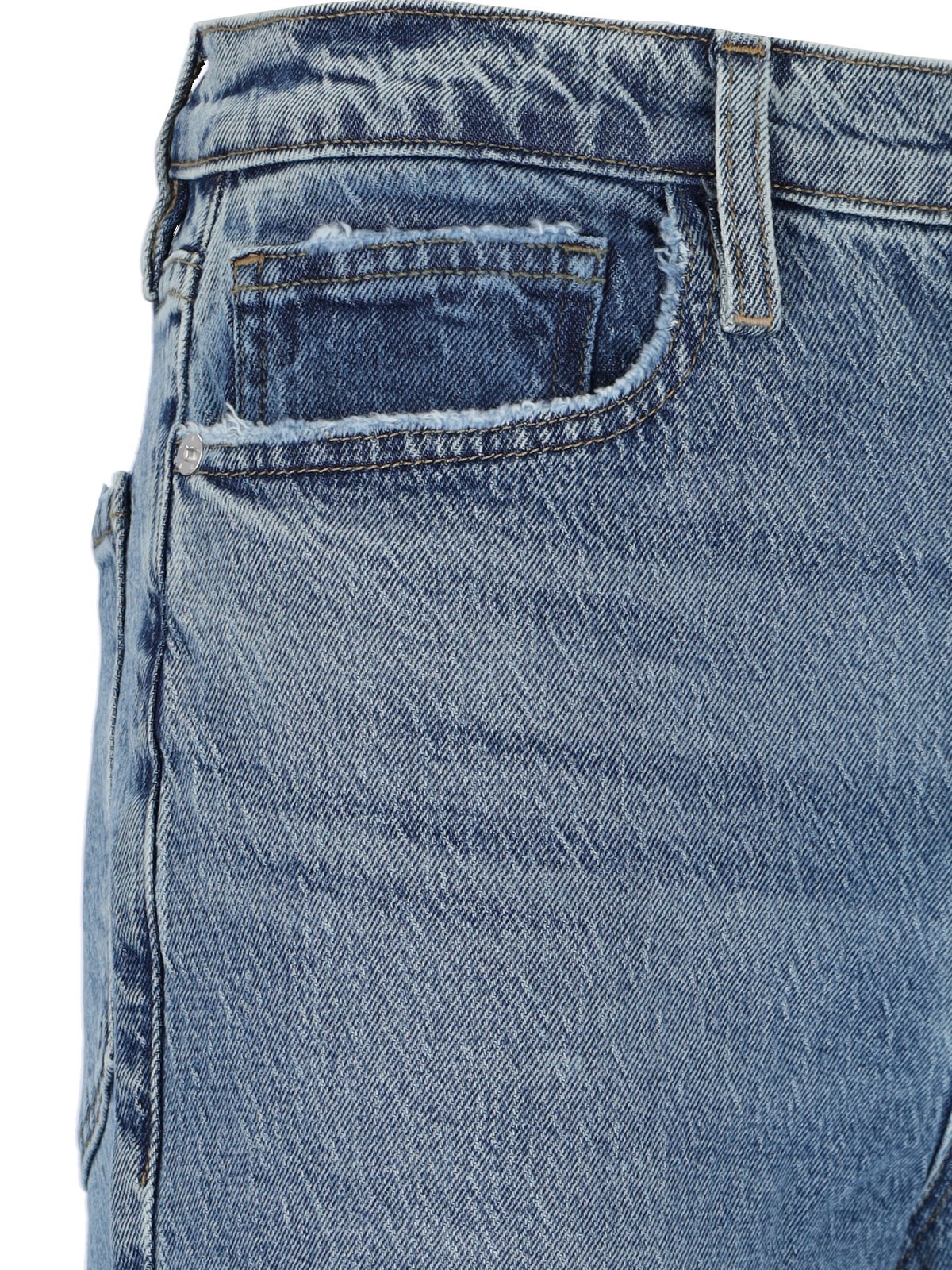 Frame Le Slim Raw Hem High Waist Palazzo Jeans In Gray