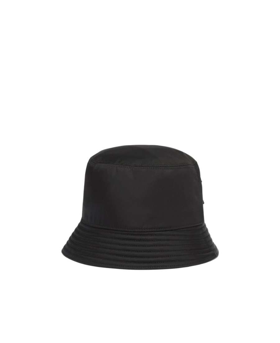 Shop Prada Re-nylon Bucket Hat In Black