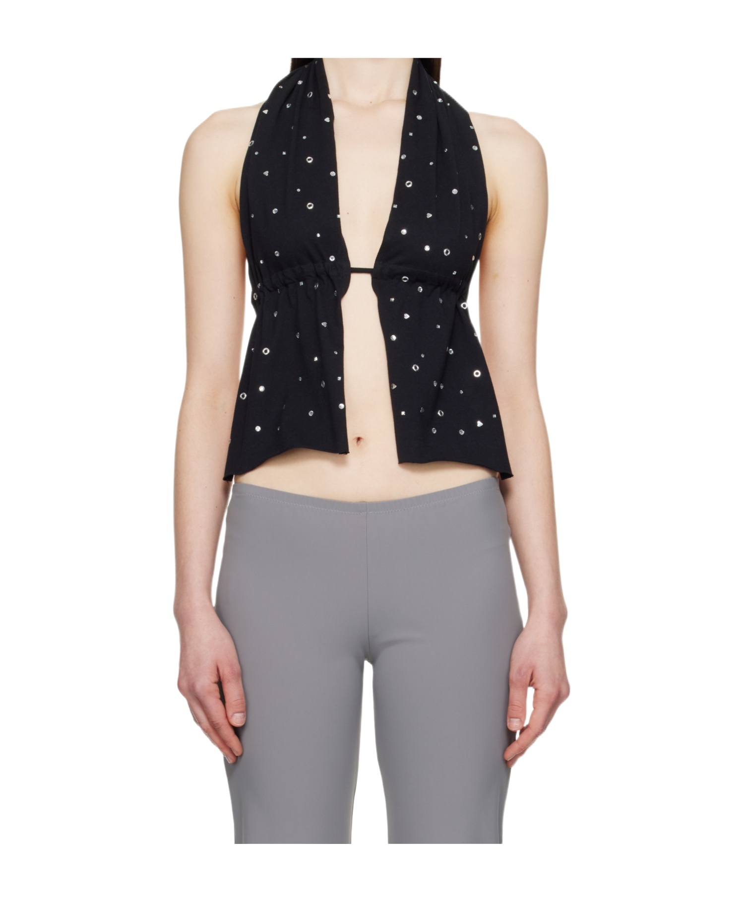 Gimaguas Ssense Exclusive Black Mia Top In Black