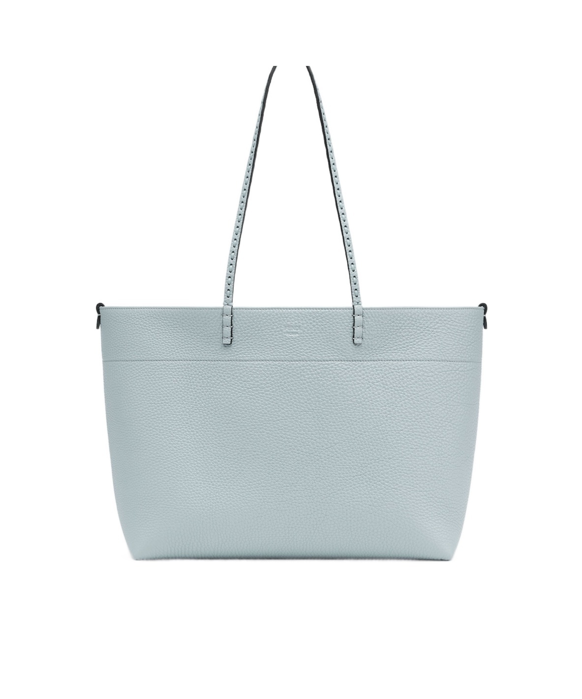 Fendi Double-handle Handbag In Gray