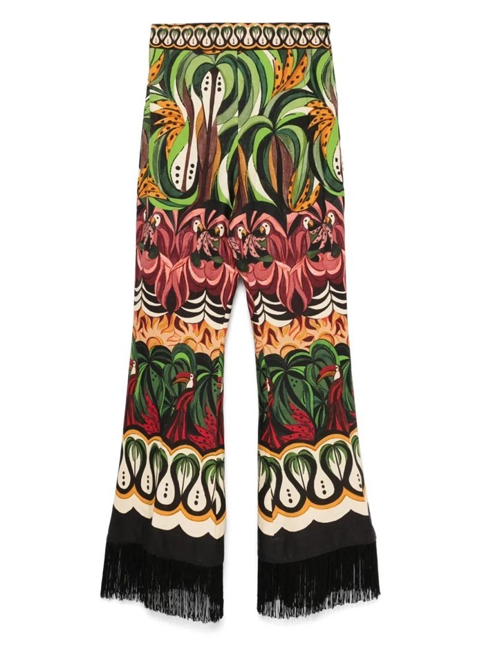 FARM RIO COCUNUT FRINGE TROUSERS