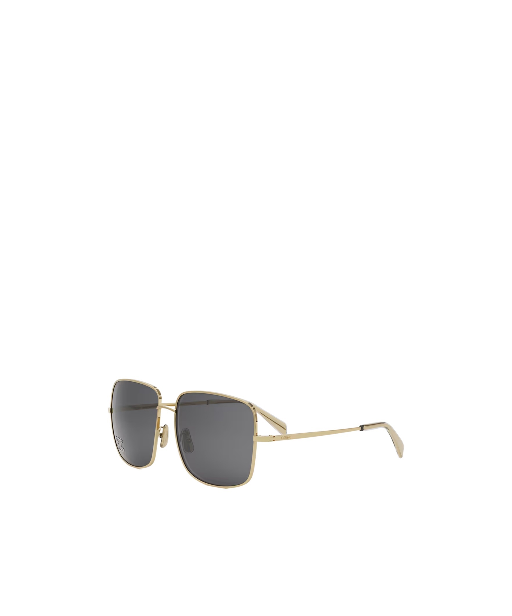 Celine Square Frame Sunglasses In Yellow