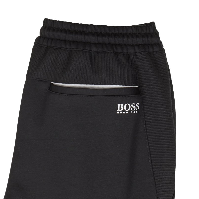 Shop Hugo Boss Logo Sweatpants In Black