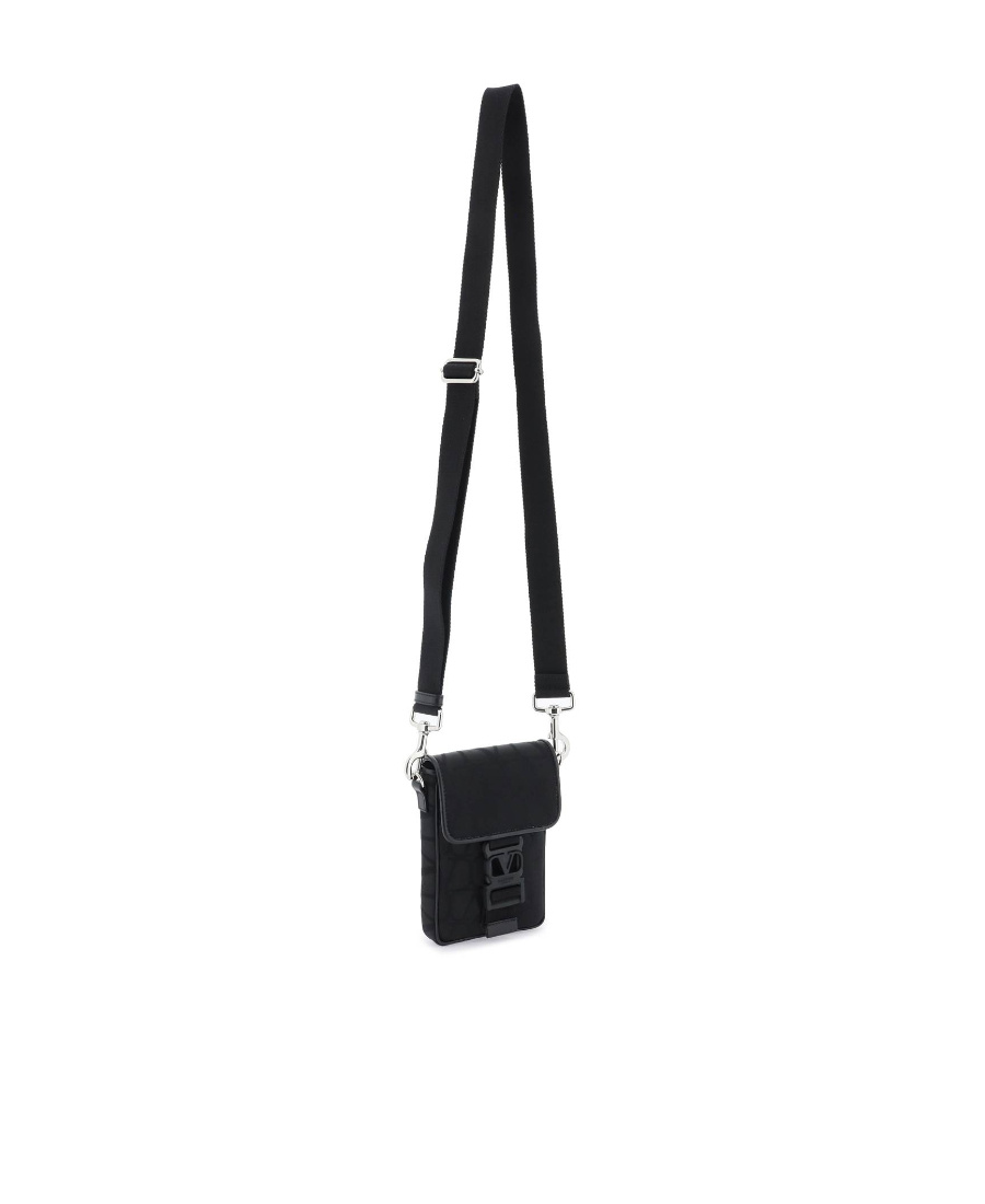 Valentino Toile Iconographe-print Messenger Bag In Black