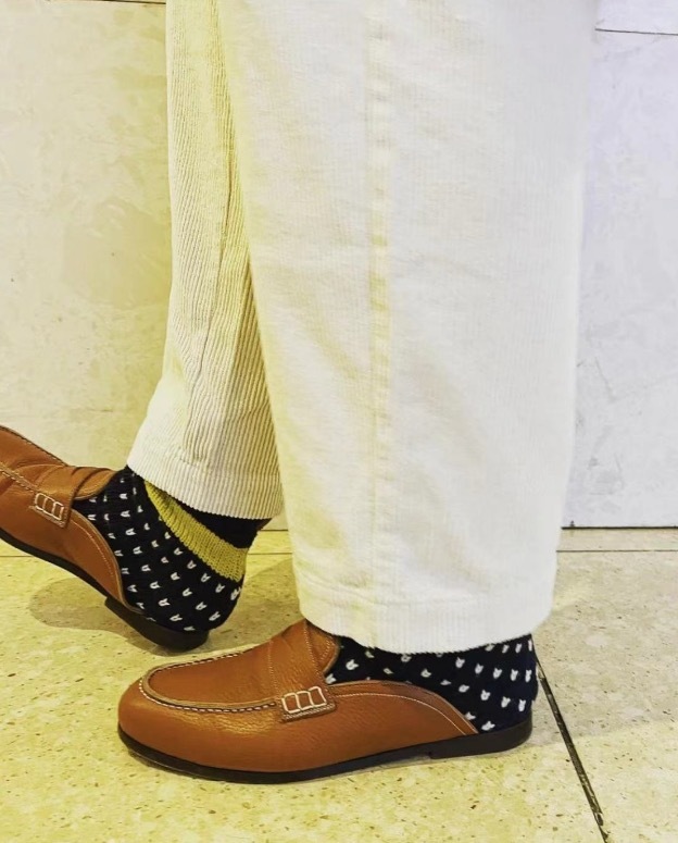 Loewe Flat-bottomed Retro Socks And Boots In Multicolor