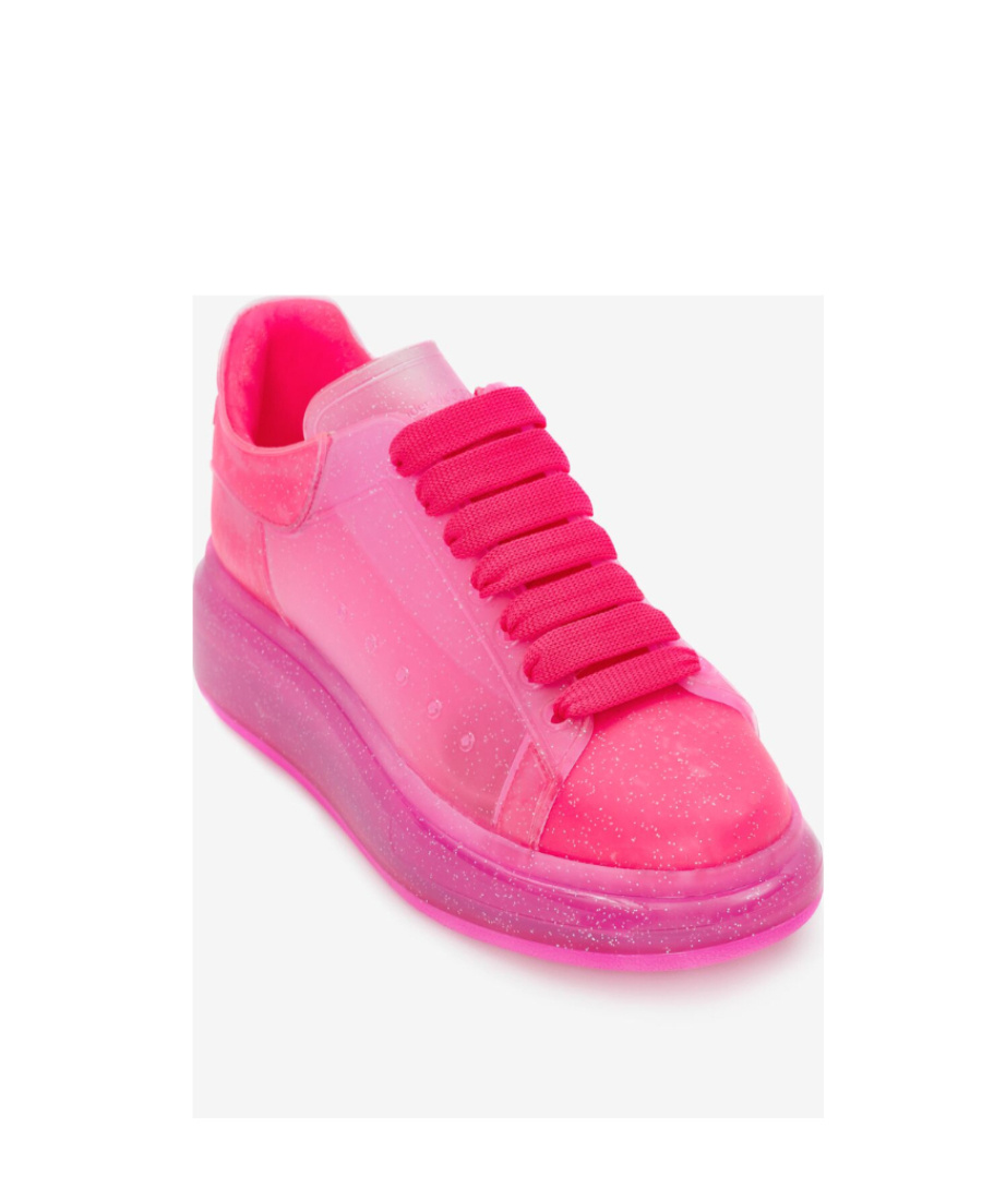 Alexander Mcqueen Logo Sports Shoes In Pink