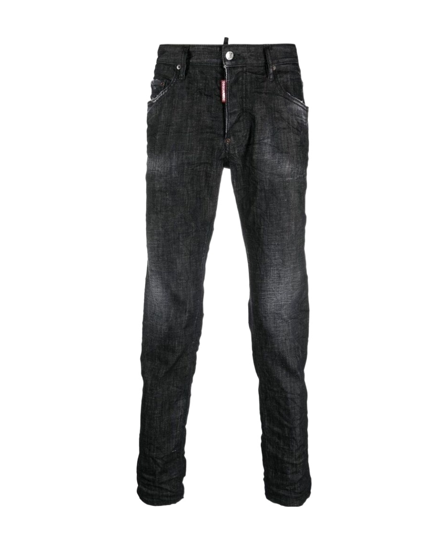 Dsquared2 Regular Fit Jeans In Black