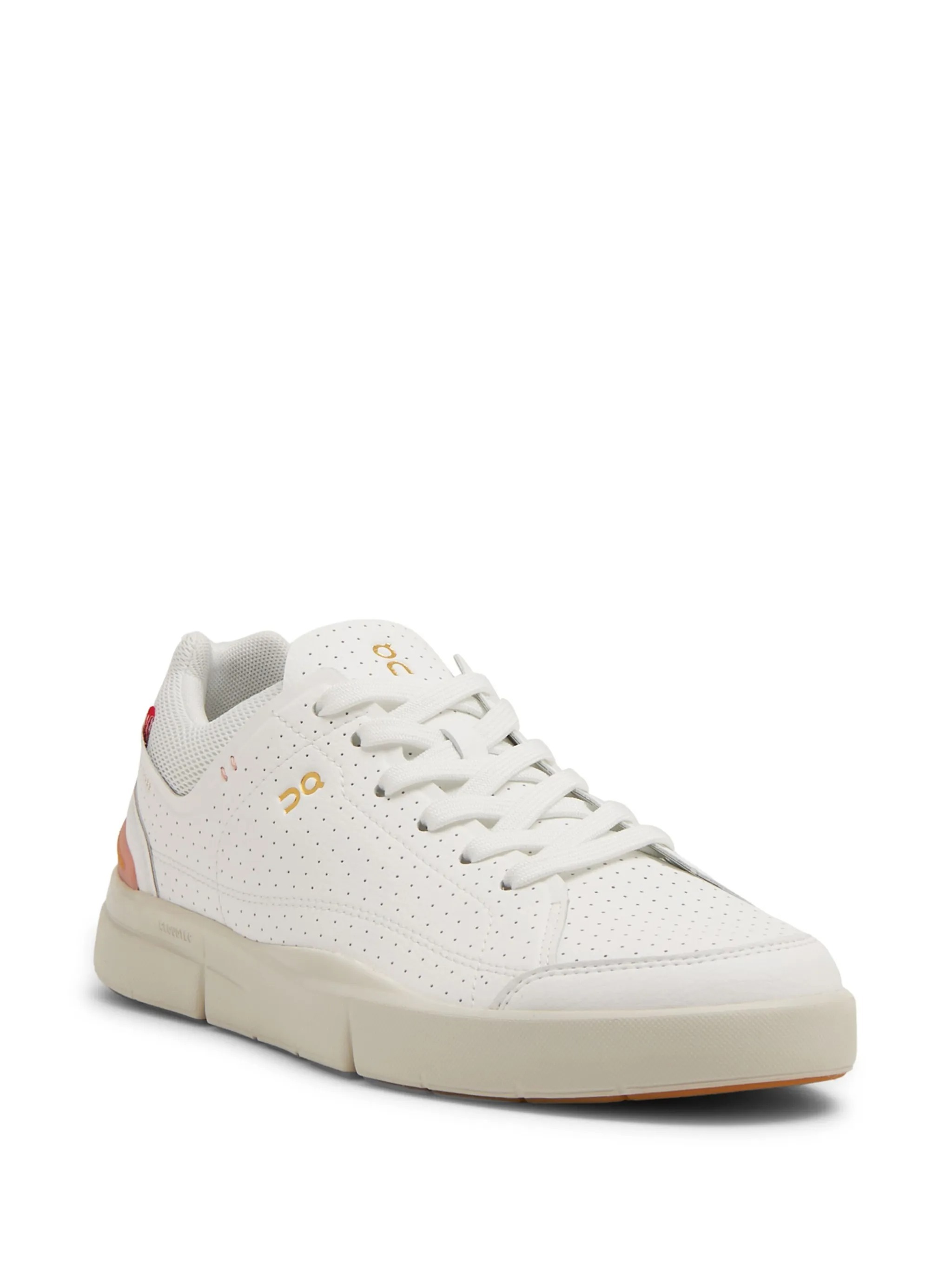 On Running Roger Centre Court White Woodrose Trainers In White