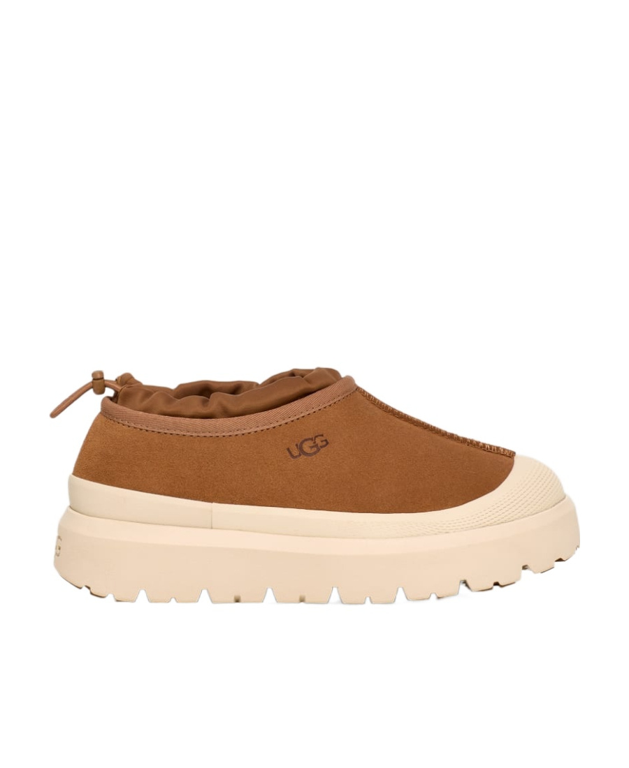 Ugg Biscuit Suede And Rubber Tasman Weather Hybrid Slip Ons In Multi