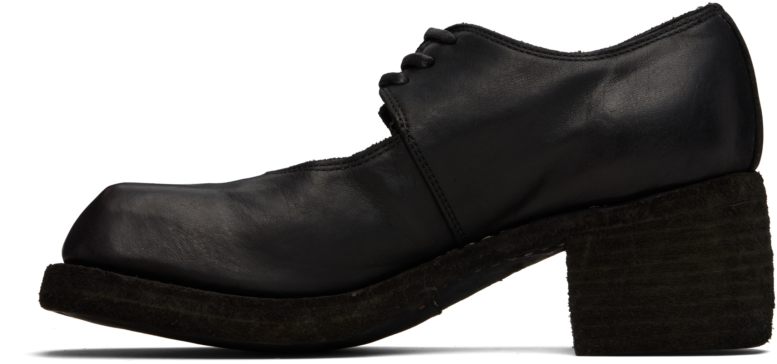 Guidi 9080 Derby Shoes In Black