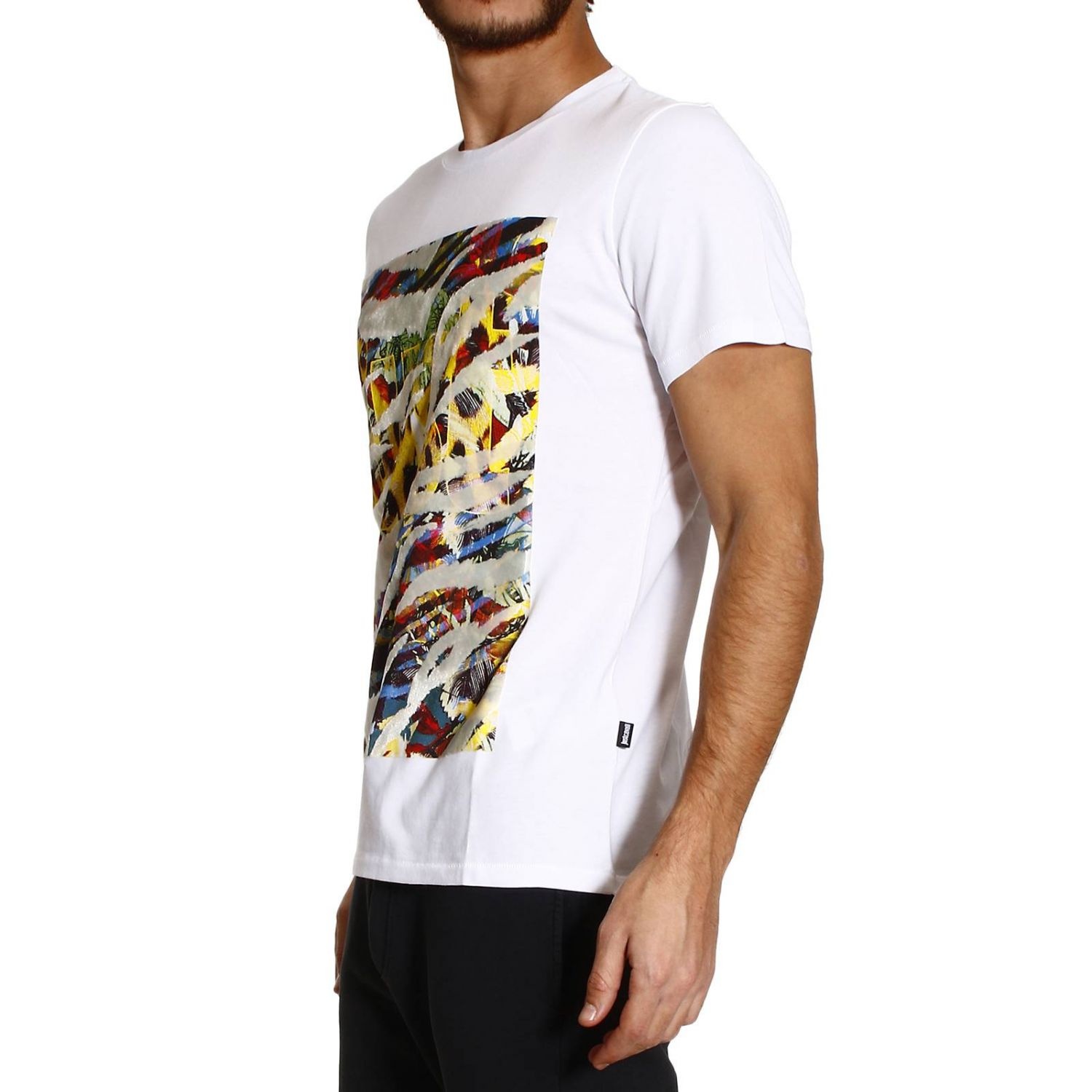 Just Cavalli Printed T-shirt In White
