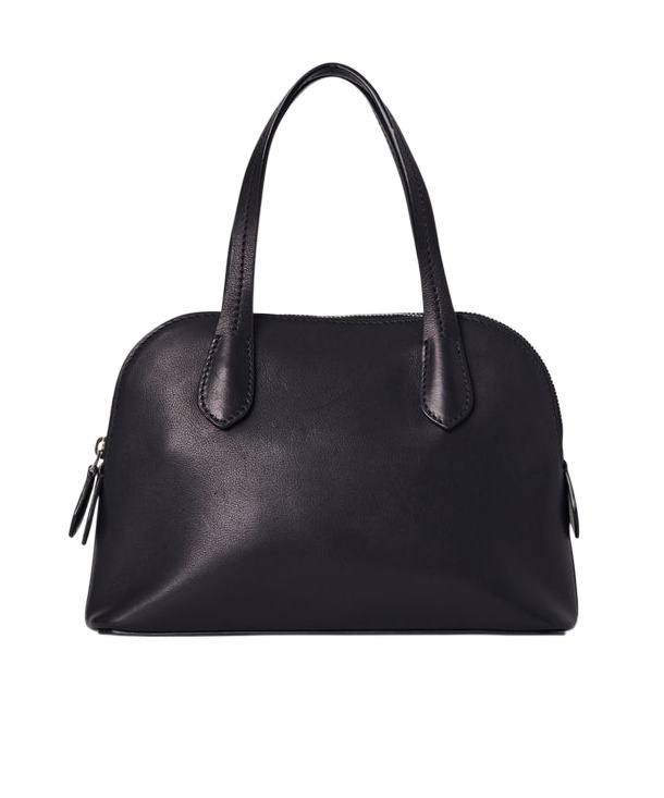 The Row Ingrid Logo Handbag In Black