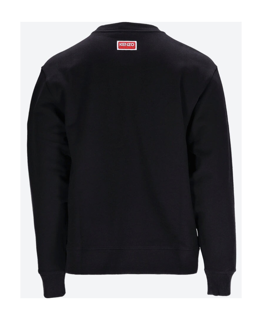 Kenzo Boke Flower Wool Sweater In Black
