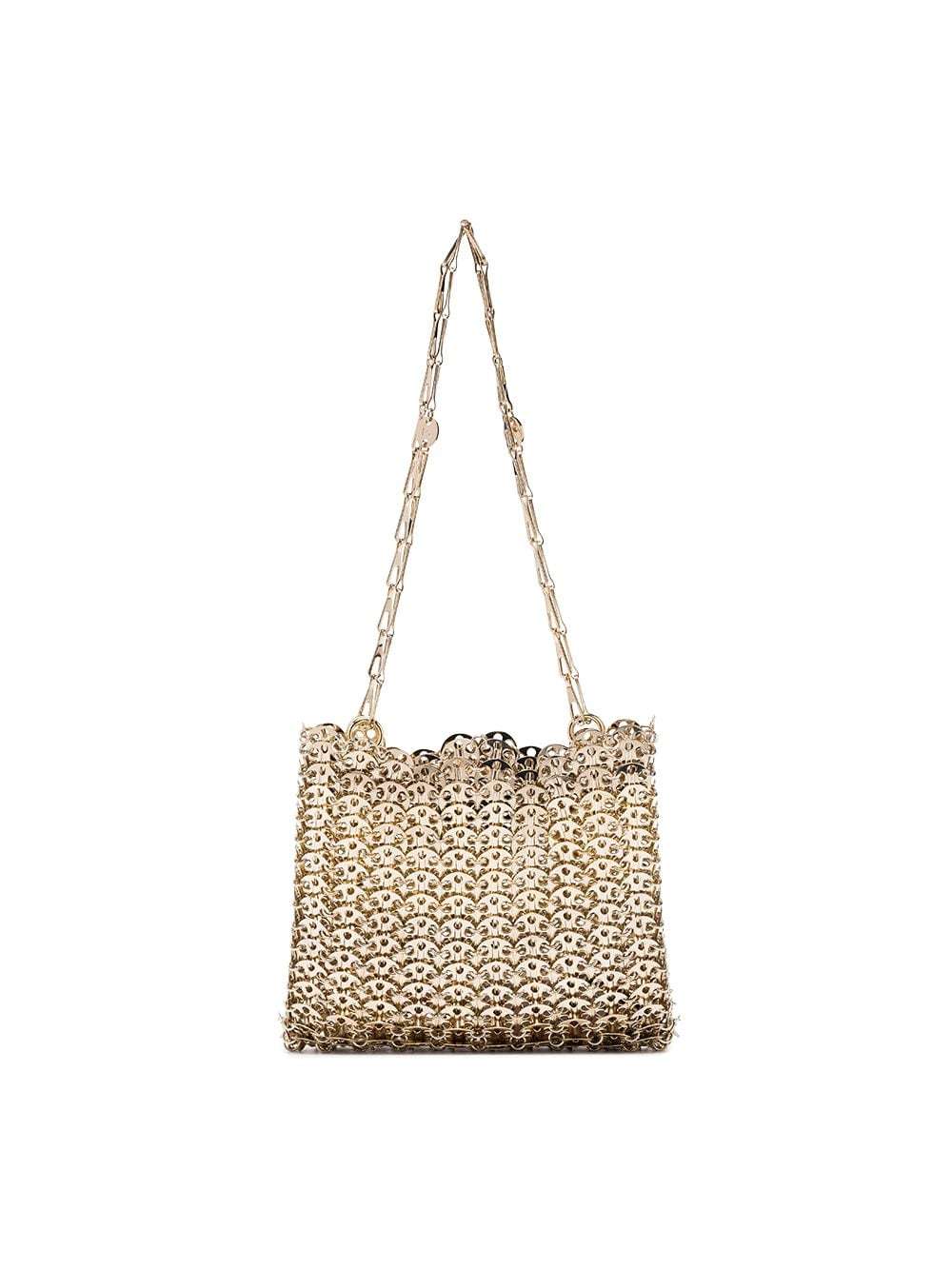 Rabanne 1969 Nano Shoulder Bag In Nude