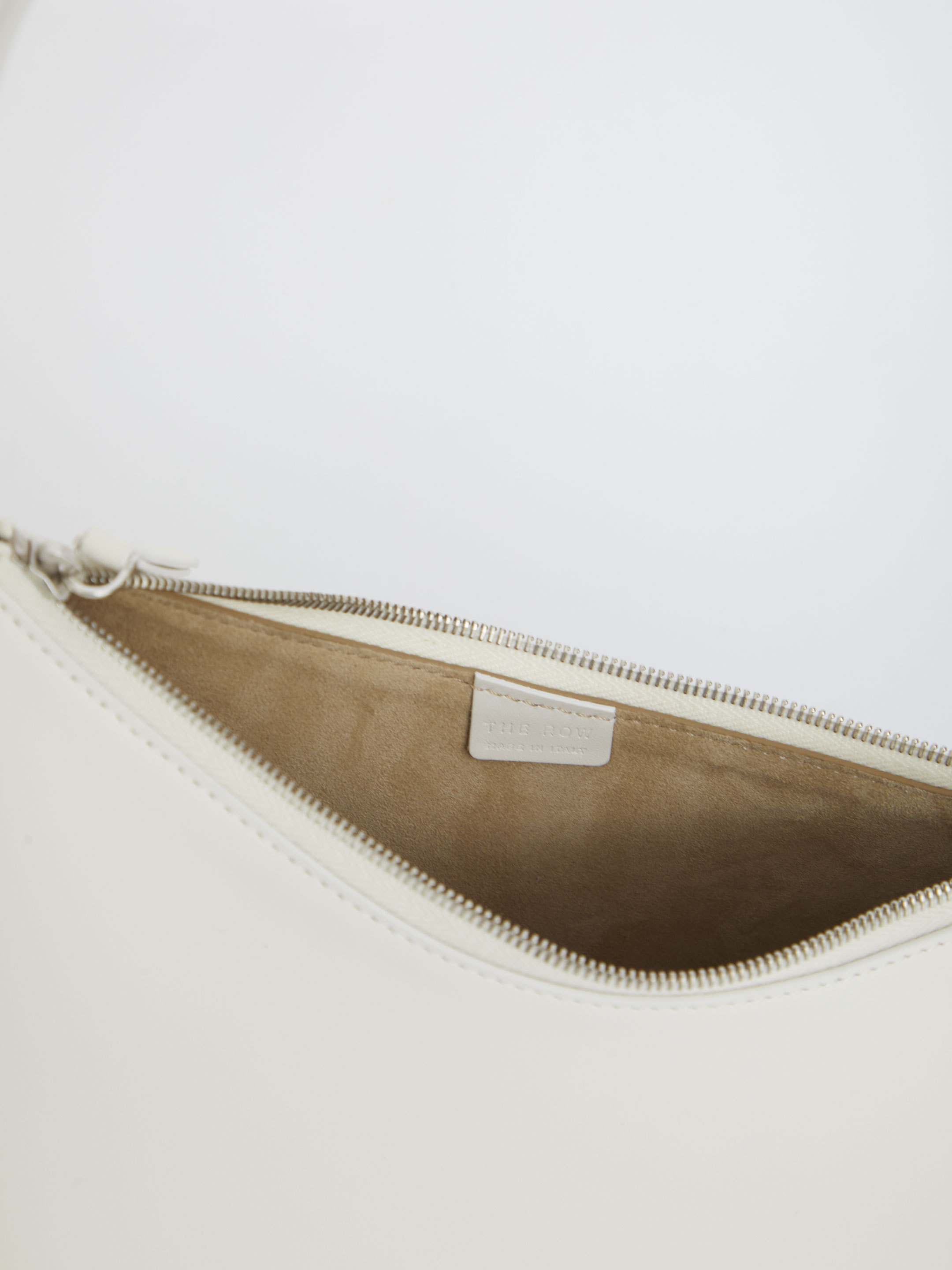 The Row Logo Handbag In White