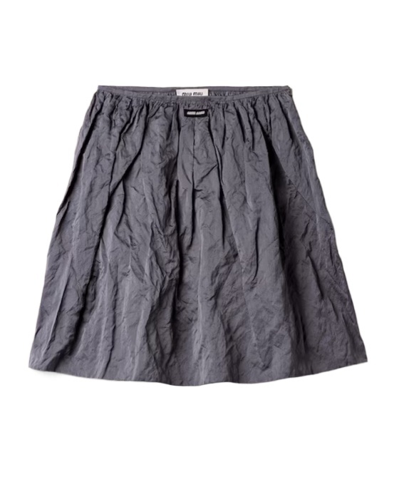 Miu Miu Duchesse Skirt In Black