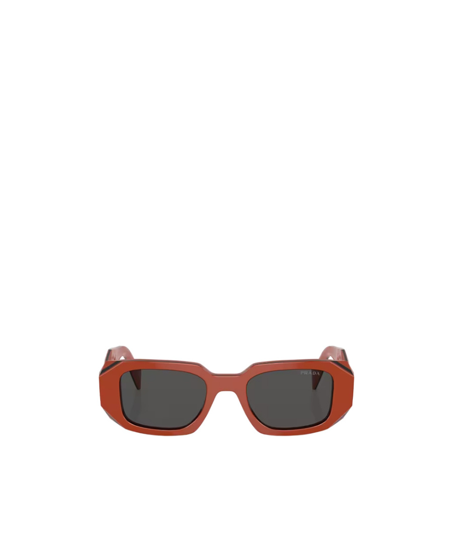 Prada Eyewear Rectangular Frame Sunglasses In Black