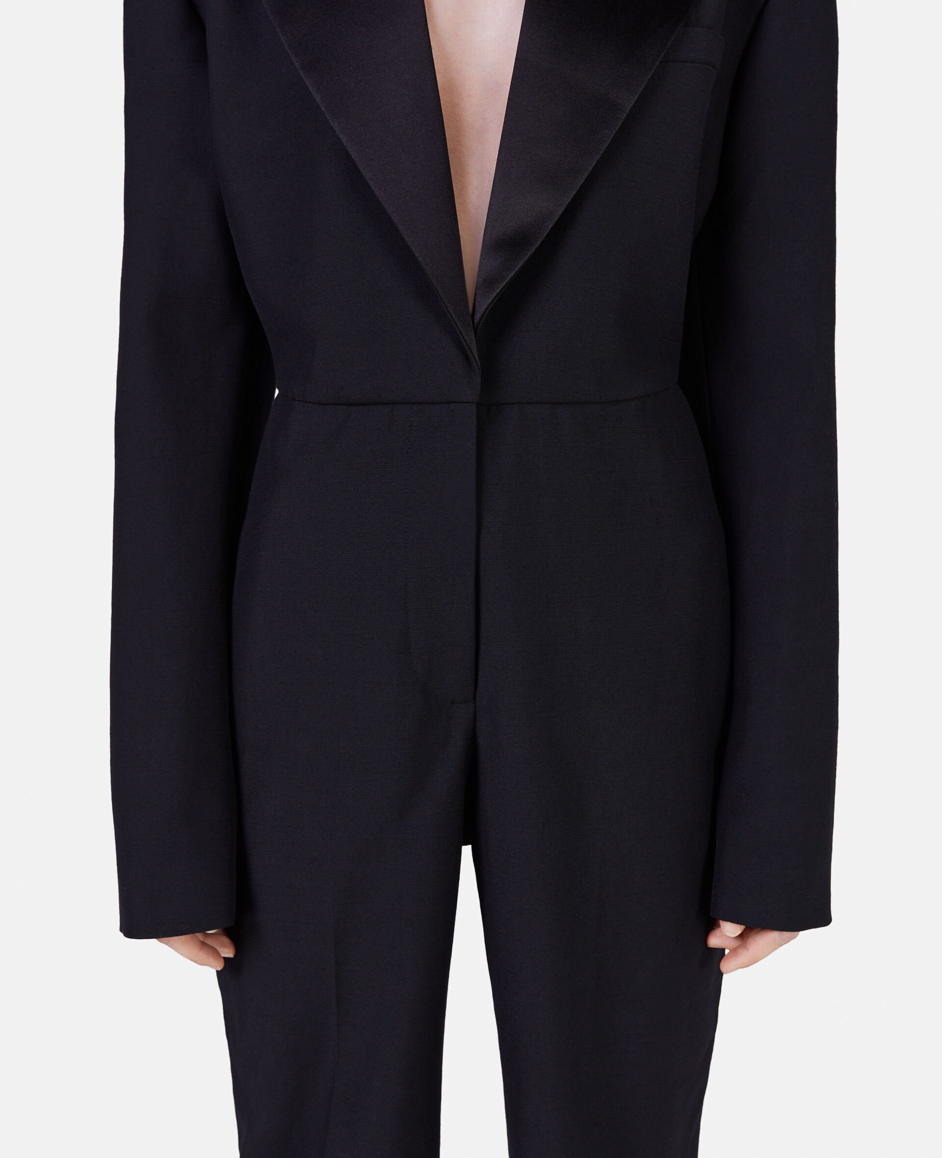 Stella Mccartney Tailored Wool Jumpsuit In Black