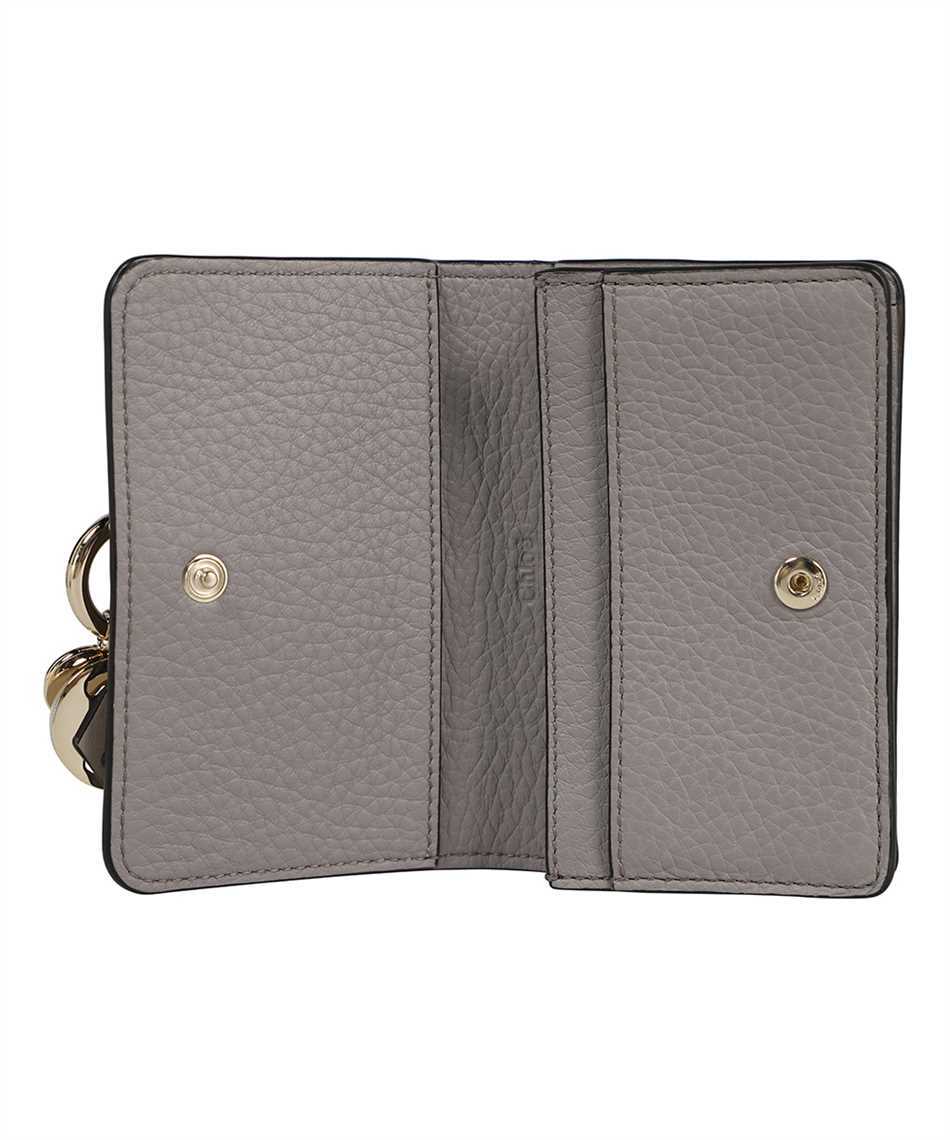 Chloé Alphabet Tri-fold Wallet In Gray