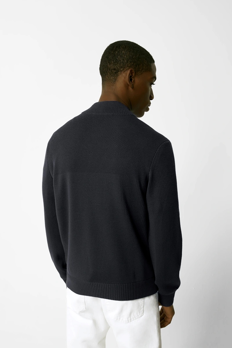 Canada Goose Hybridge Knit Padded Jacket In Black