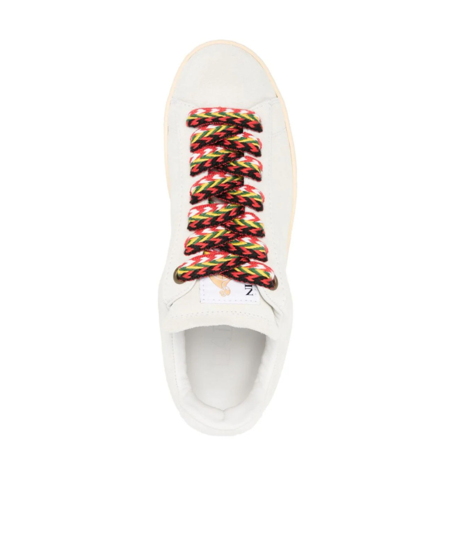 Lanvin Lite Curb Low-top Sneakers In White