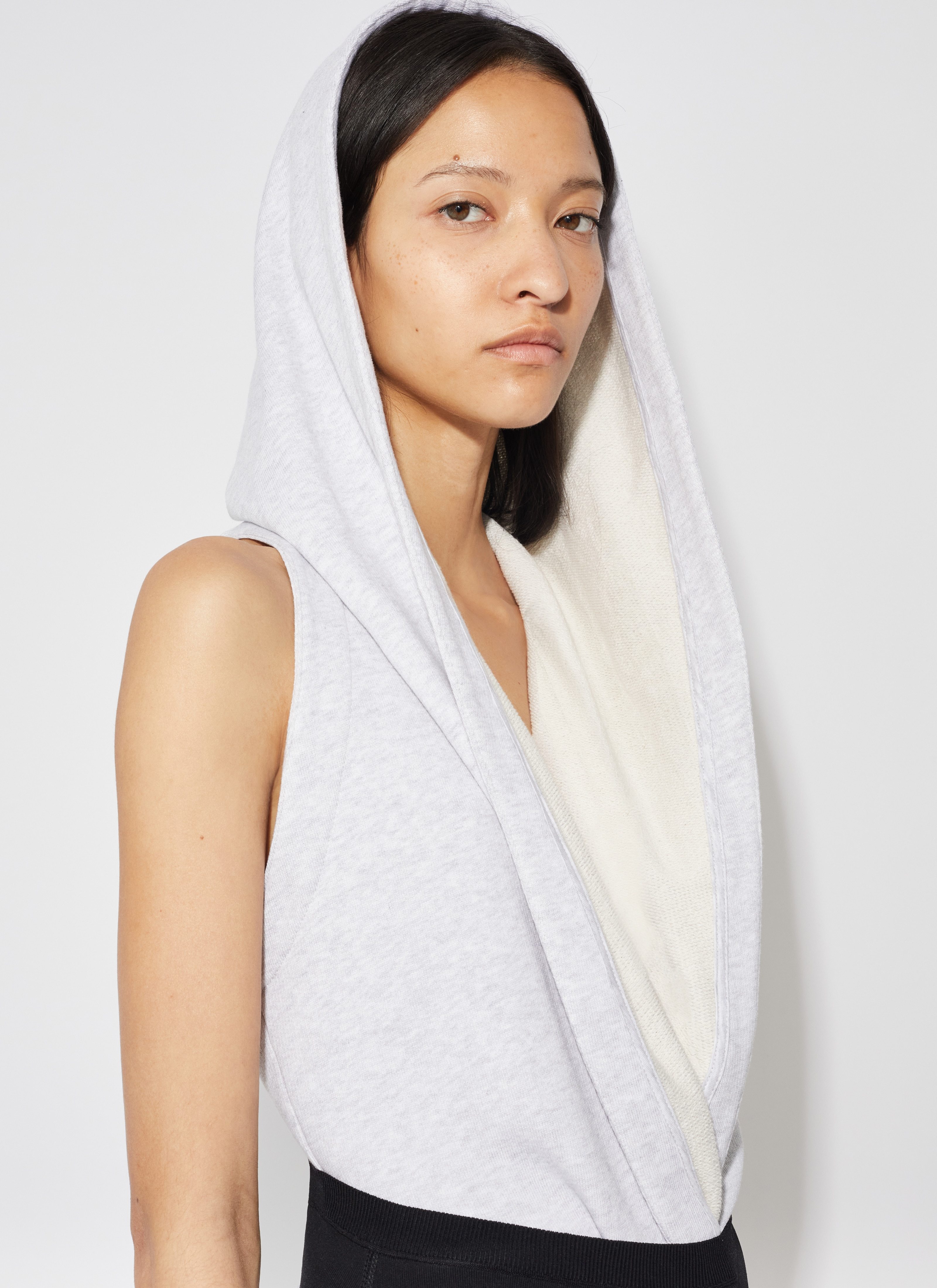 Alaïa Hooded Jumpsuit In White