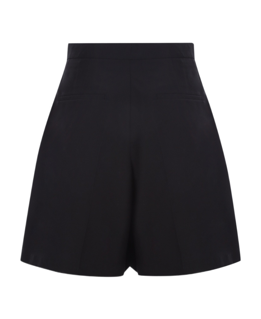 Moncler Inverted-pleat Skirt In Black
