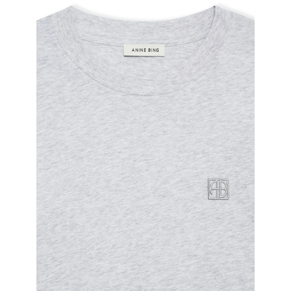 Shop Anine Bing Lili T-shirt In Heather Grey