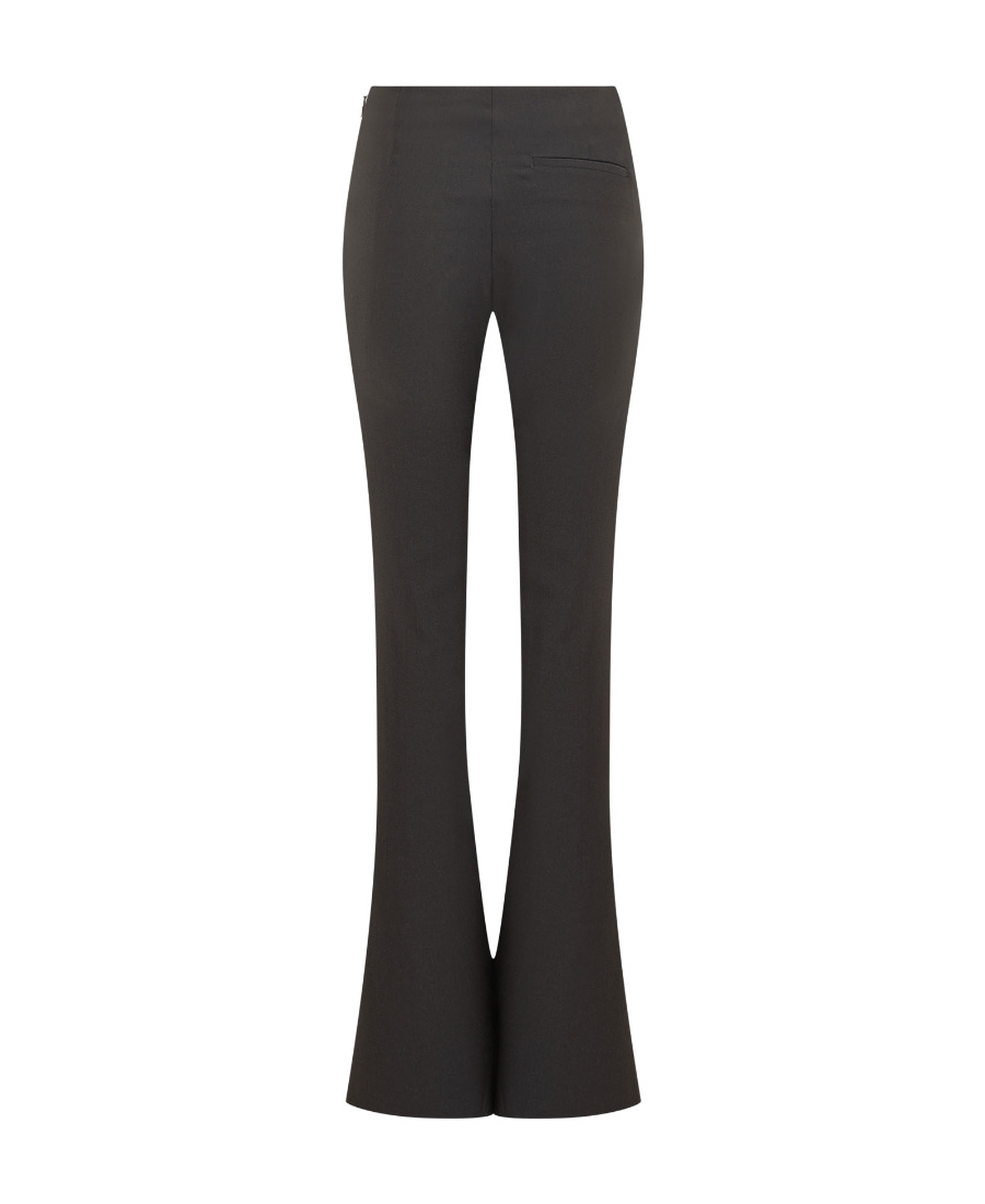 Ambush Tailored-cut Flared Trousers In Black
