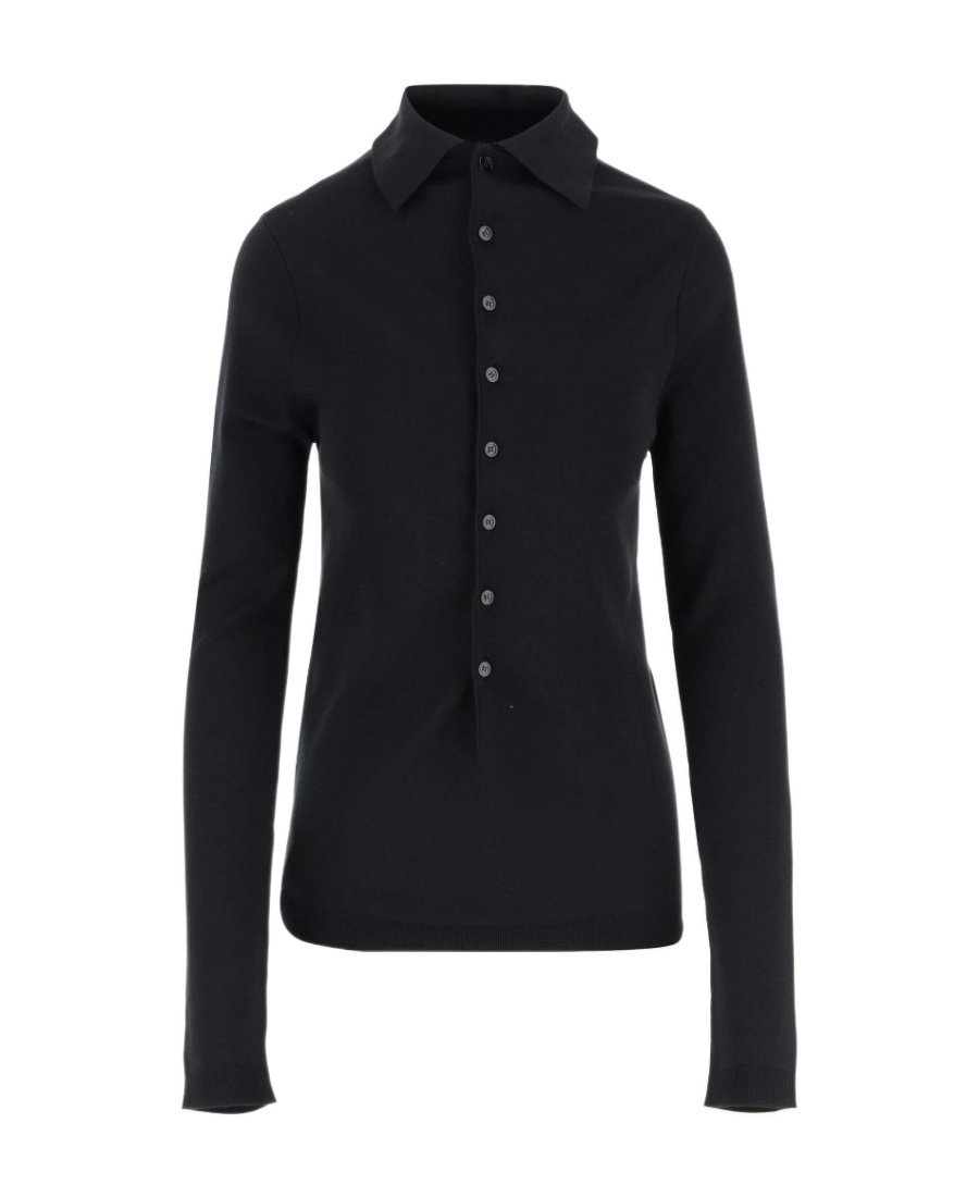 Loewe Long-sleeved Shirt In Black
