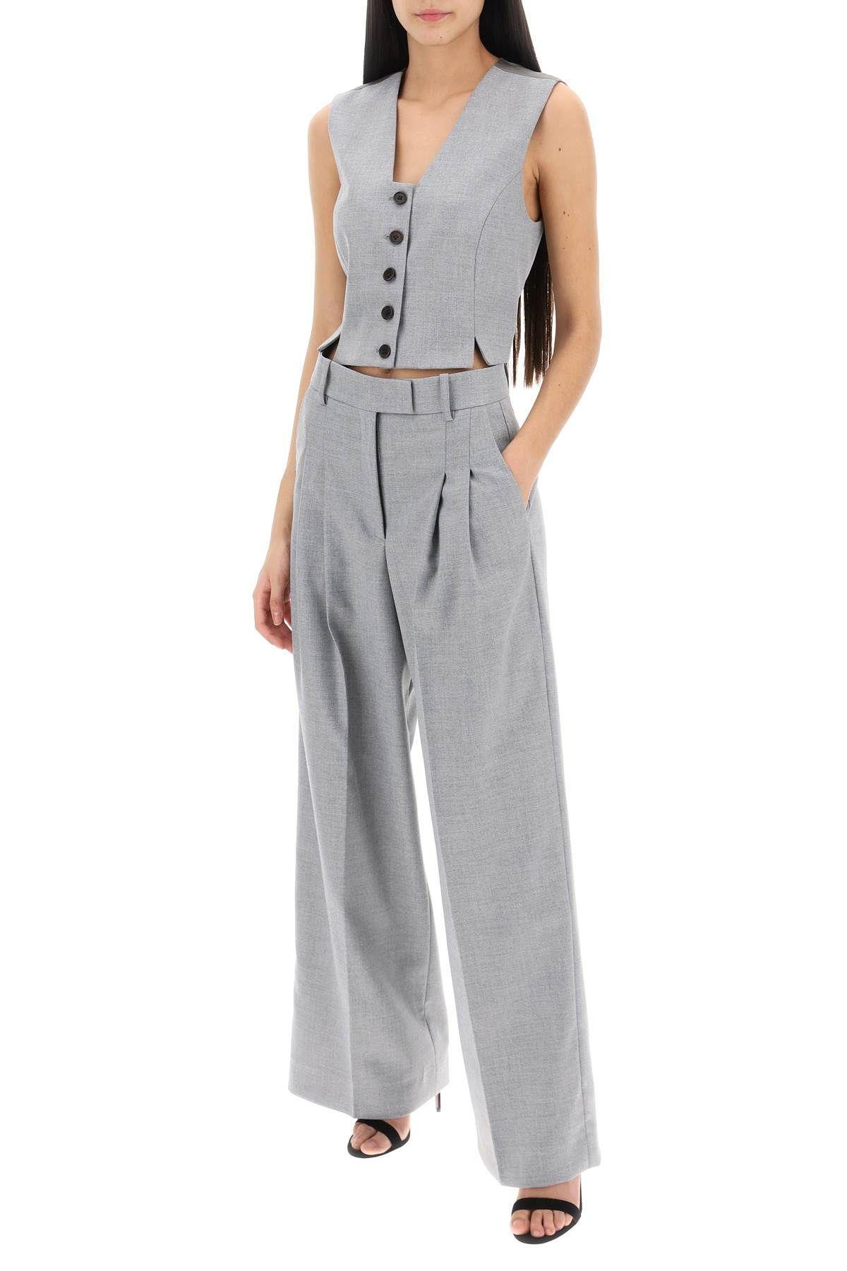 By Malene Birger High-waist Wide-leg Trousers