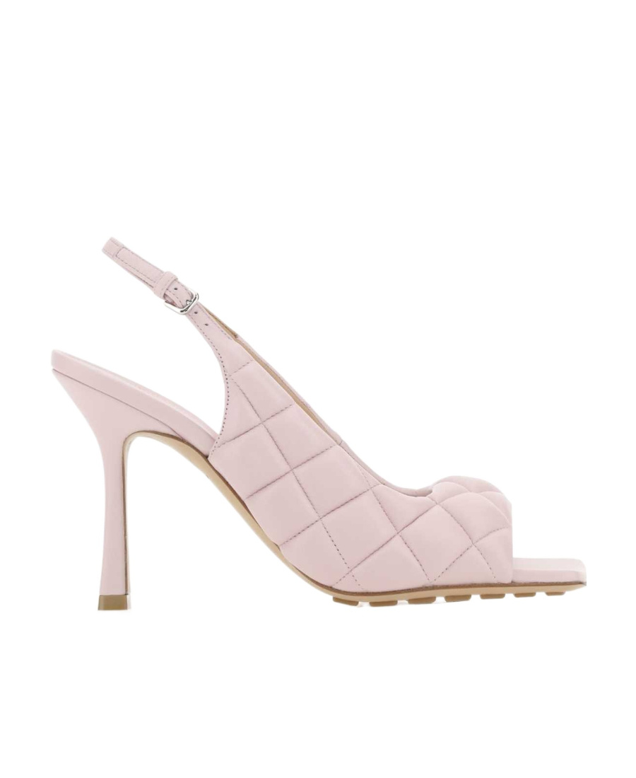 Bottega Veneta Slingback Padded Sandals In Pink