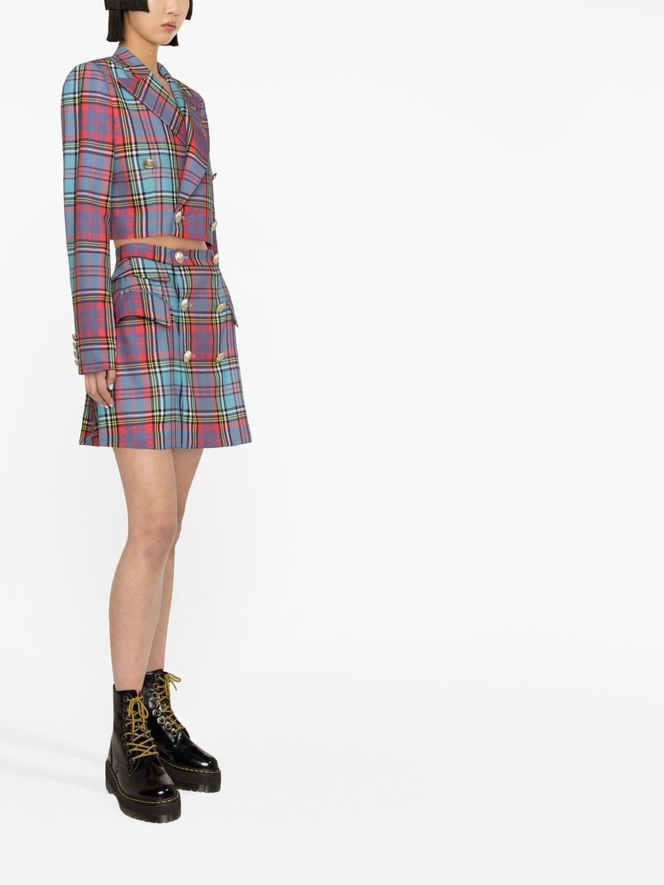 Vivienne Westwood Tartan-pattern Mini Skirt In Multi