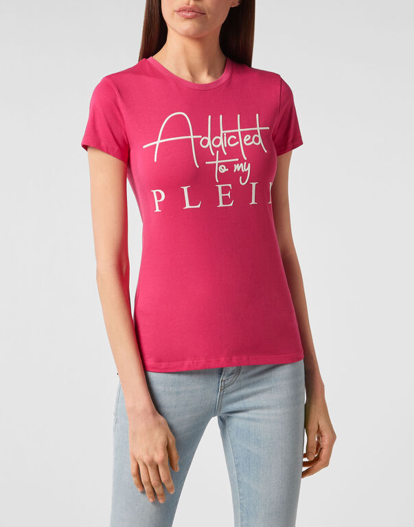 Philipp Plein Logo Details T-shirt In Pink