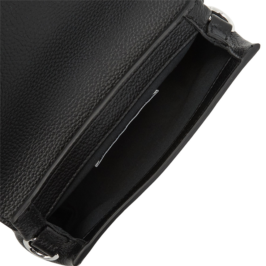 Vivienne Westwood Orb-plaque Clutch Bag In Black