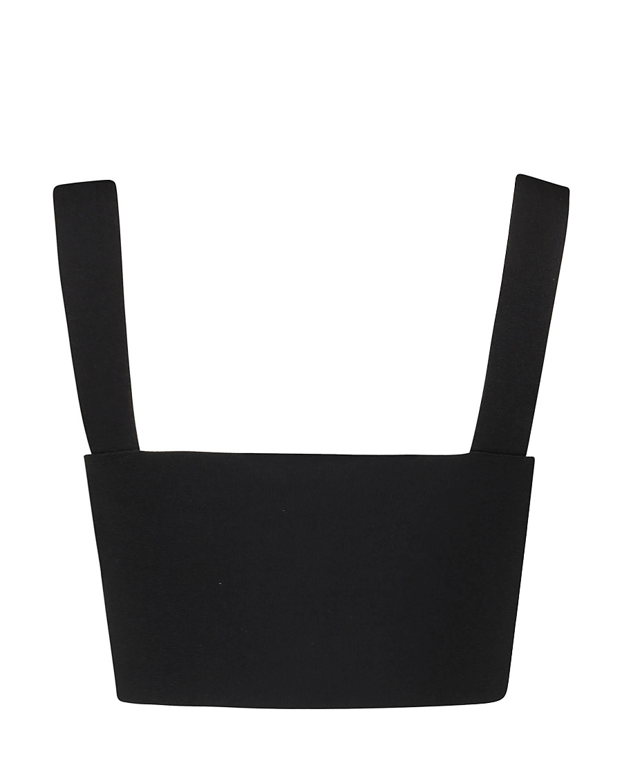 VICTORIA BECKHAM SQUARE COLLAR SHORT VEST