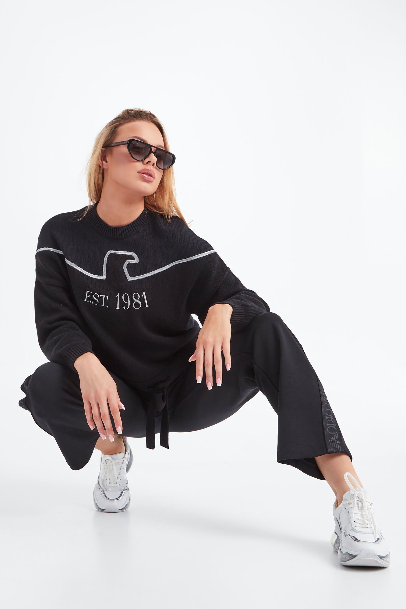 EMPORIO ARMANI LONG-SLEEVED SWEATER