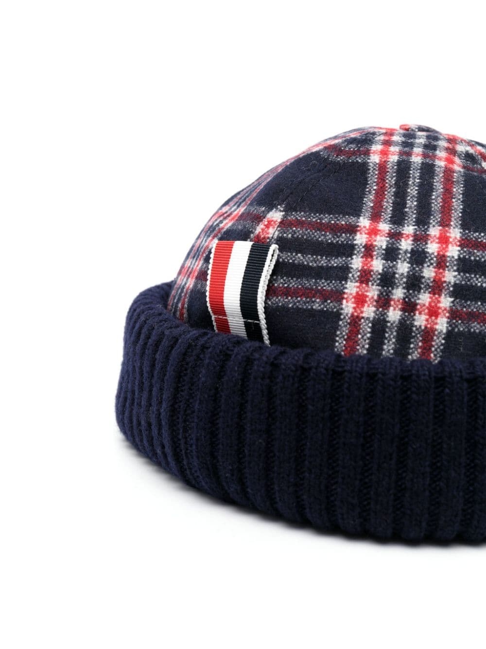 Thom Browne 4-bar Stripe Docker Hat In Black